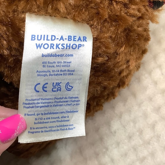 Build A Bear Workshop Buffalo Plaid Moose Stuffed Animal Plush 🫎 - Picture 7 of 9